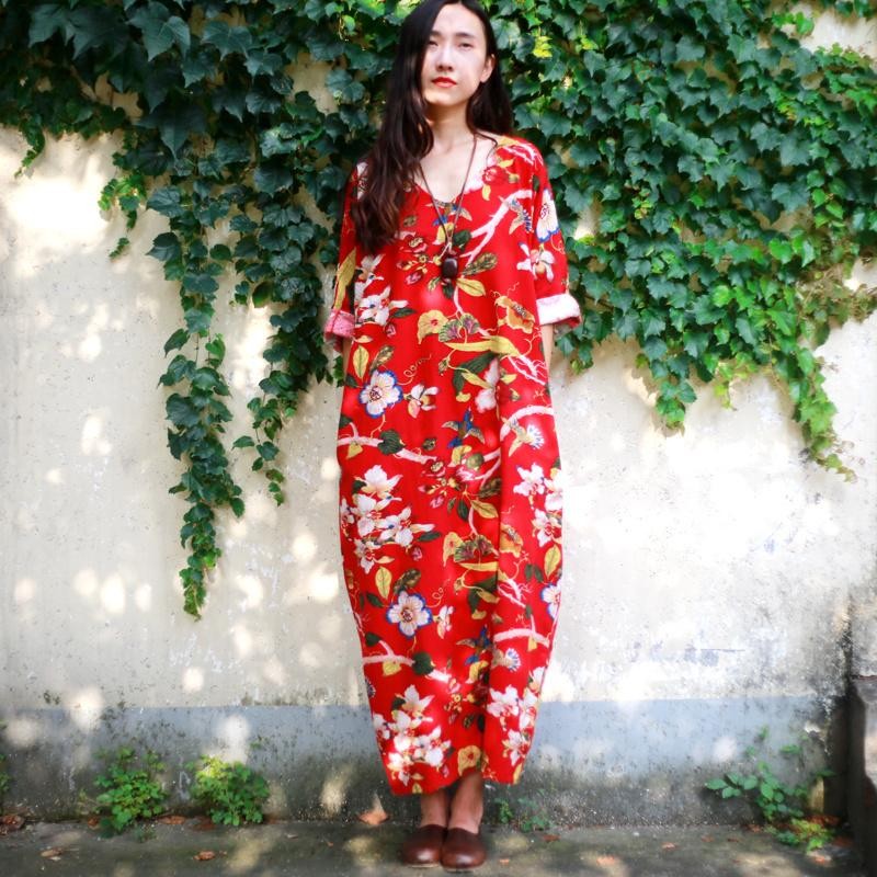 New-2017-Fashion-Runway-Designer-Spring-Summer-Dress-Women-Three-Quarter-Sleeve-Colored-Button-Elega-32774297030