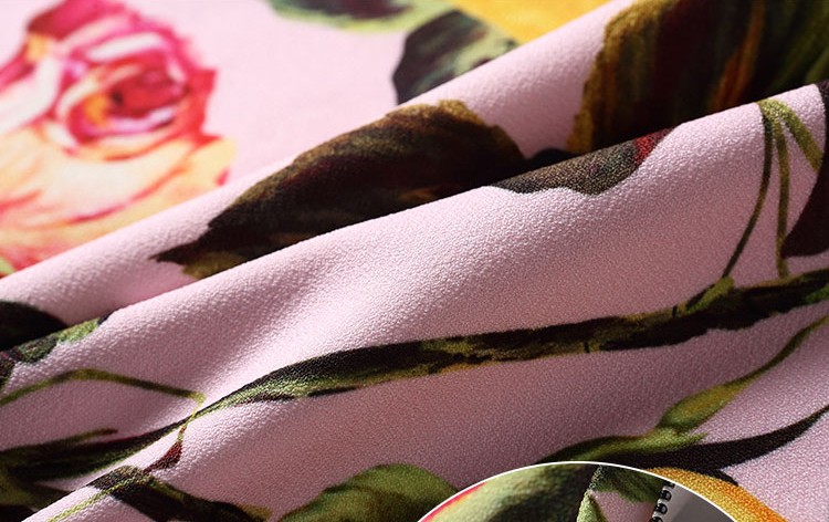 New-2017-Fashion-Runway-Designer-Spring-Summer-Dress-Women39s-Sleeveless-Elegant-Pink-Rose-Floral-Pr-32764576800