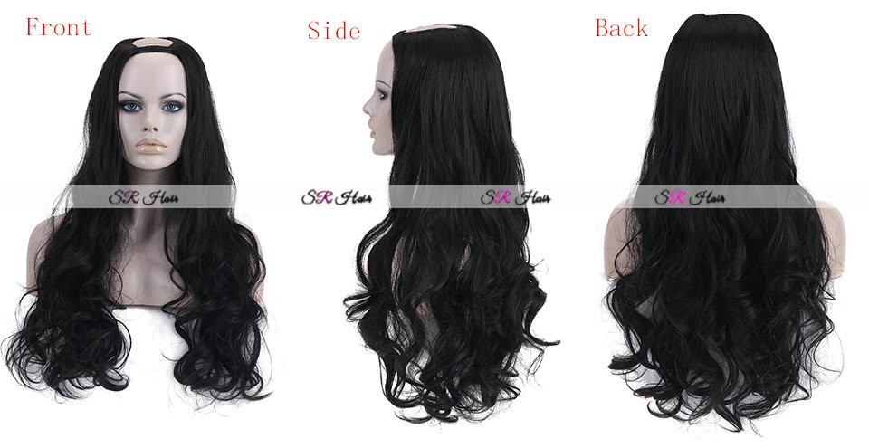 New-Arrival-1PC-U-Part-Wig-Synthetic-Hair-Wigs-Natural-Long-Wavy-Wig-High-Temperature-Silk-Full-Lace-32564814425