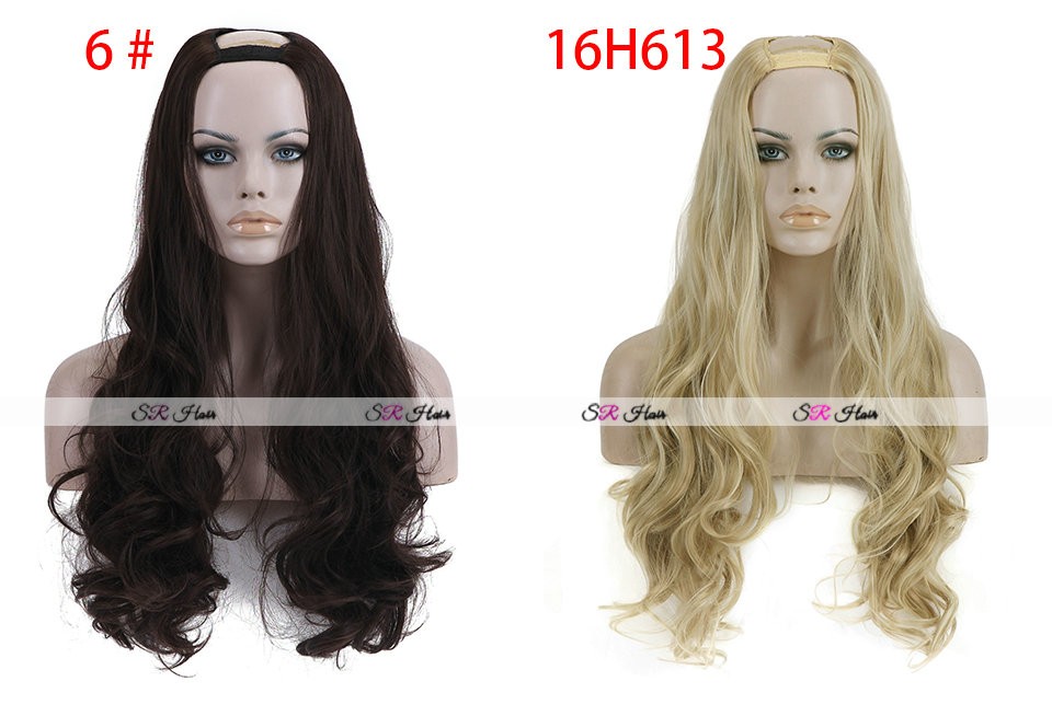 New-Arrival-1PC-U-Part-Wig-Synthetic-Hair-Wigs-Natural-Long-Wavy-Wig-High-Temperature-Silk-Full-Lace-32564814425