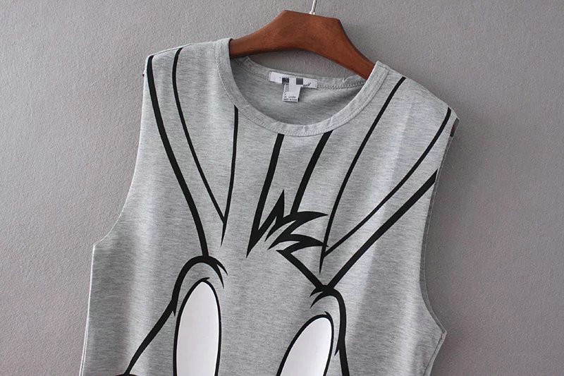 New-Arrival-2017-Summer-Women-T-Shirt-Wild-O-Neck-Sleeveless-T-shirt-Fashion-Character-Print-Female--32677462605