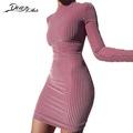 New-Arrival-Patchwork-Color-Block-Button-Casual-Work-Pencil-Dress-Women-Half-Sleeve-Bodycon-Slim-Par-32768213053