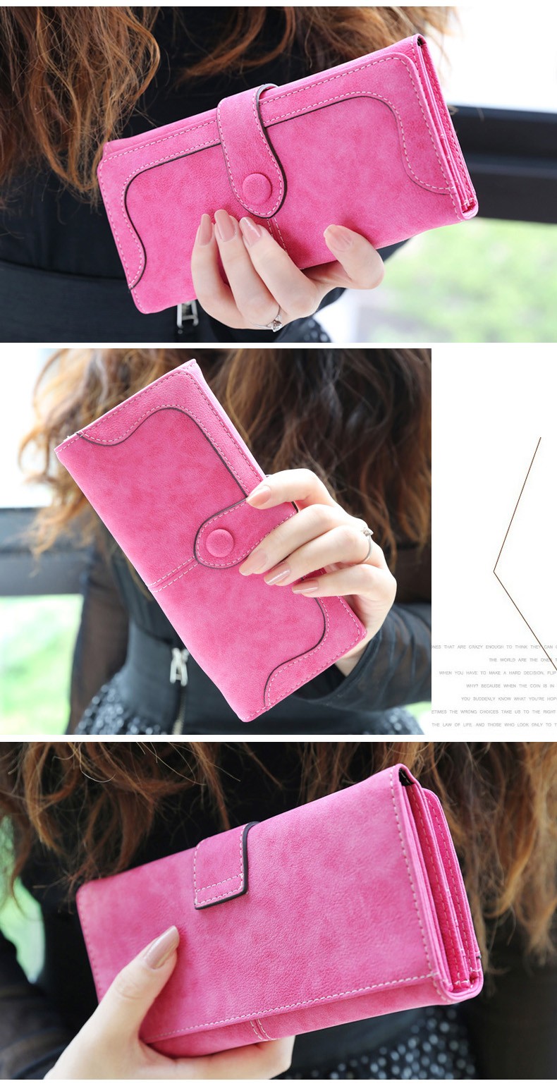 New-Arrive-2017-Fashion-Retro-Matte-Stitching-Wallet-Women-Long-Purse-Clutch-Women-Casual-Hasp-Dolla-32596752284