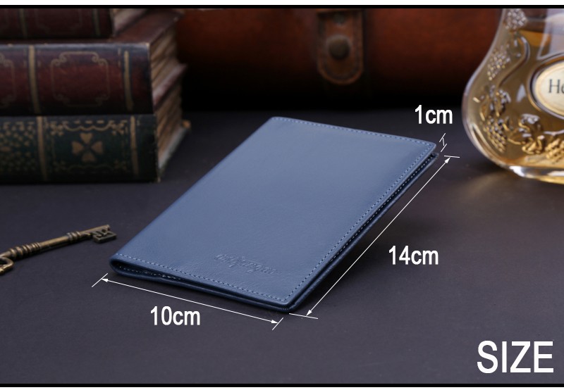 New-Blue-Passport-Cover-Genuine-Leather-PassportCredit-Card-Holder-Protector-Cover-Case-32557284877