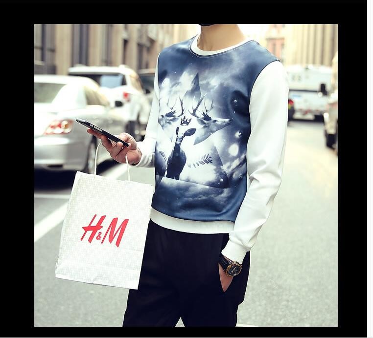 New-Leisure-Men39s-Hoodies-Patchwork-Colors-Napping-Fashion-Men39s-Tracksuits-Sweatshirts-Hooded-Men-32611853344