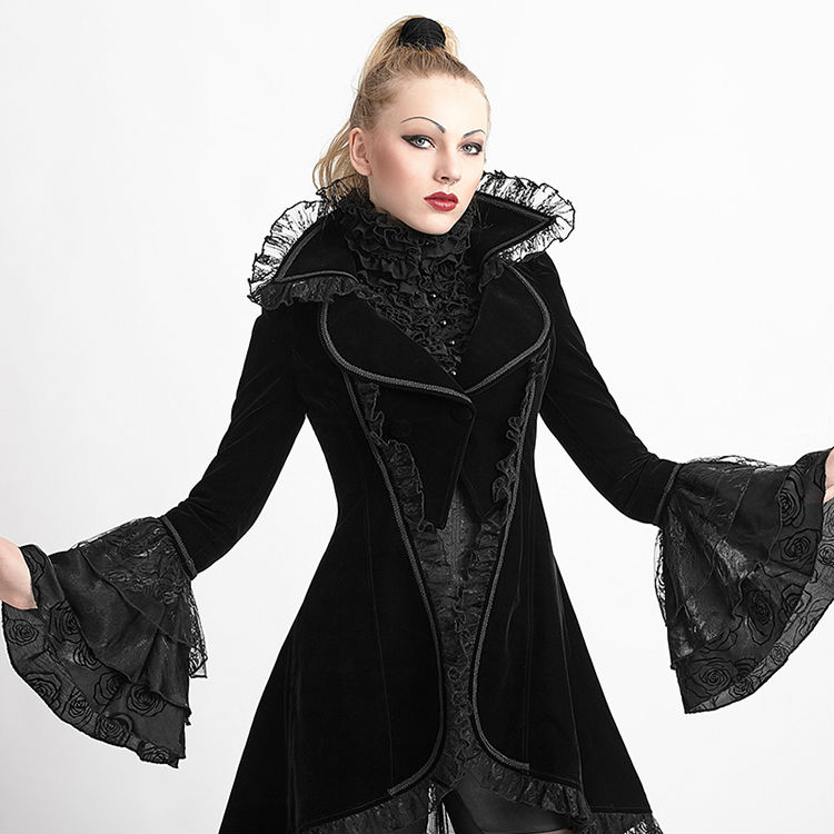 New-Punk-Rave-Black-gothic-jacket-Rock-cosplay-Kera-Steampunk-Sexy-women-Coat-y2-32537282614