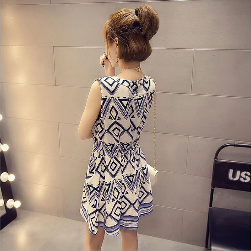 New-Stylish-2016-Summer-Women-Dress-Sleeveless-Collect-Waist-With-Packet-Slim-Dresses-Casual-Print---32689871260