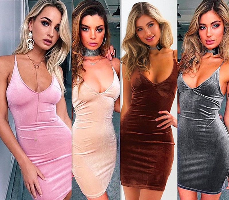 New-Vintage-velvet-halter-bodycon-sexy-dress-Deep-v-neck-backless-short-dress-2017-Elegant-party-clu-32795044846