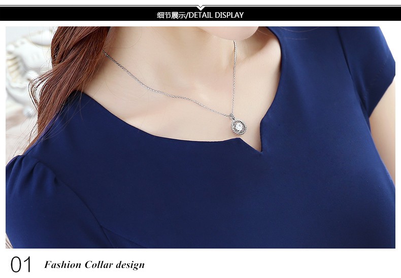 New-arrival-summer-fashion-Puff-sleeve-dress-women-slim-v-neck-formal-short-sleeve-dresses-ladies-wo-32690882247