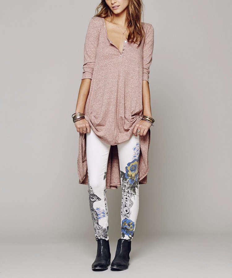 ORMELL-Women-Basic-Soft-Cotton-Party-Casual-Dress-Half-Sleeve-O-Neck-Irregular-Ladies-Summer-Autumn--32704035024