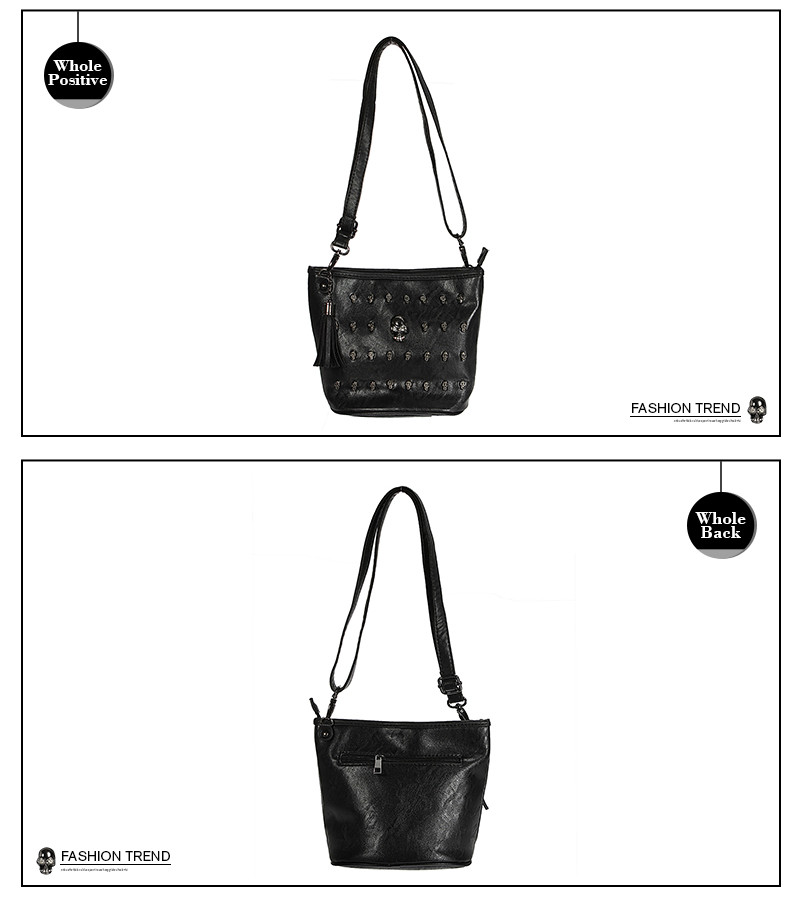 Osmond-Women-Shoulder-Bags-Ladies-Skull-Studs-Punk-Rivet-PU-Leather-Goth-Zipper-Tassels-Vintage-Styl-32563650027