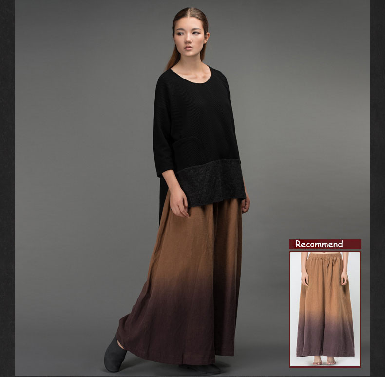 Outline-Brand-Women39s-Loose-Tops-O-neck-Long-sleeve-Pullover-Outerwear-Autumn-Patchwork-Vintage-Wom-32524863557