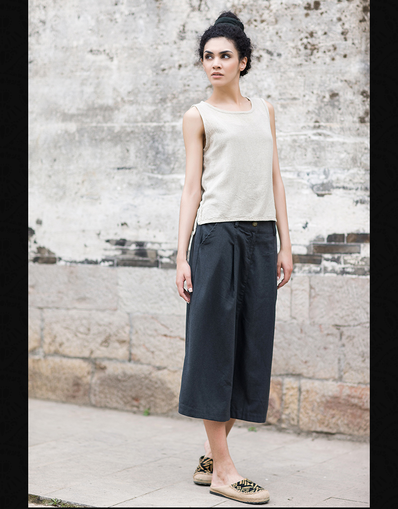 Outline-Women-Linen-Tank-Top-O-Neck-Solid-Casual-Summer-Vest-Vintage-Sleeveless-Lady-Tops-Ruched-Sho-32794653935