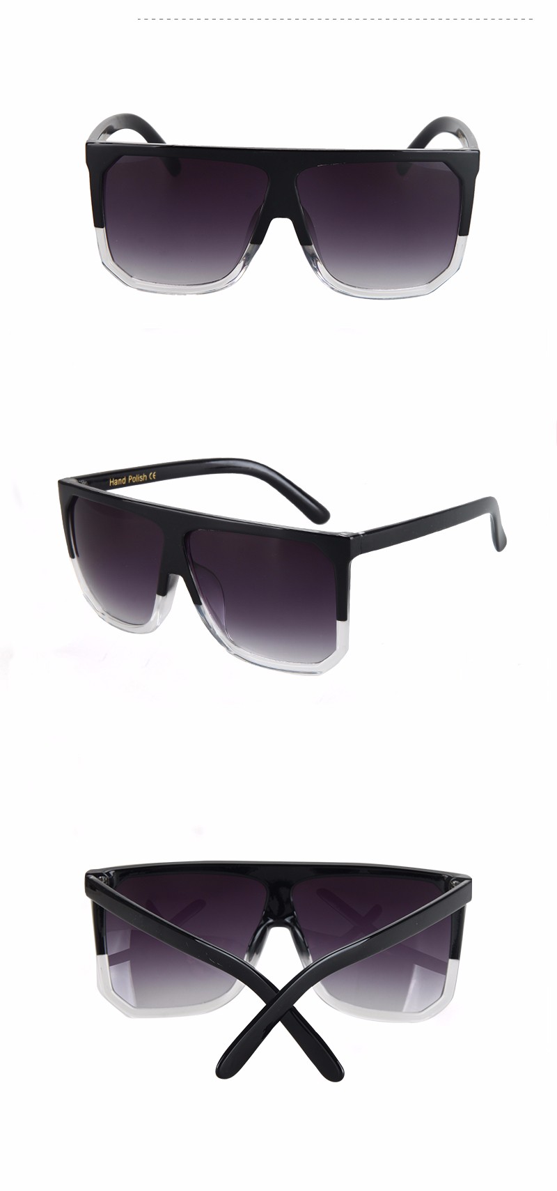 Peekaboo-Black-clear-oversized-square-sunglasses-women-gradient-2016-summer-style-classic-women-sun--32664270969