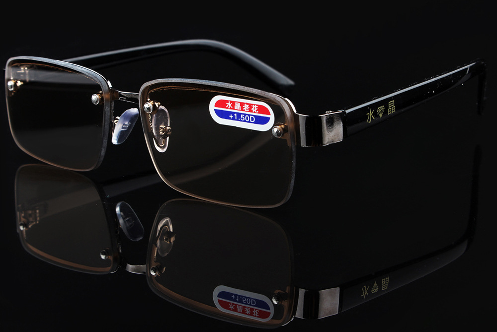 Rimless-classic-style-glass-lenses-Reading-Glasses-Plain-mirror-Men-women-Unisex-Eyewear-0-10-15-20--32735746036