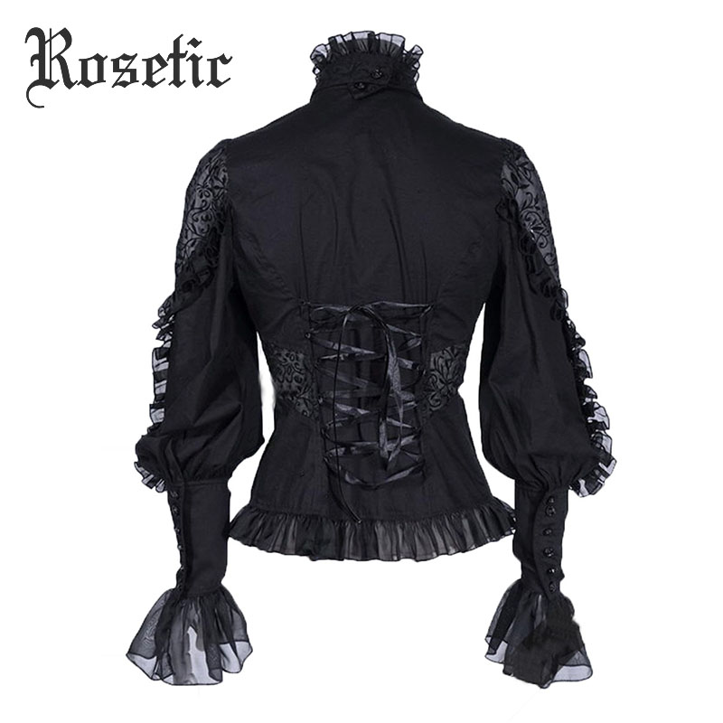 Rosetic-Gothic-Chiffon-Shirts-Spring-Black-Long-Sleeve-Slim-Hollow-Lace-Fall-Long-Sleeve-Stand-Colla-32796378028