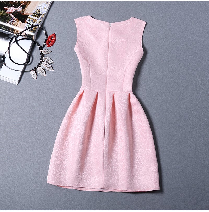 S-2XL-2018-New-Spring-Summer-Dress-O-neck-Sleeveless-Solid-Color-Party-Women-Dresses-Ball-Gown-Base--32640276157
