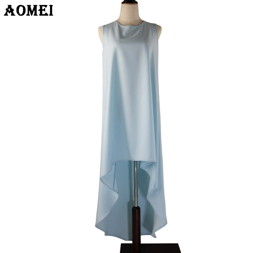 S-M-3XL-5XL-Women-Summer-Bohemian-White-Irregular-Beach-Dress-Loose-Flare-Tunic-Female-Sleeveless-Be-32364046088