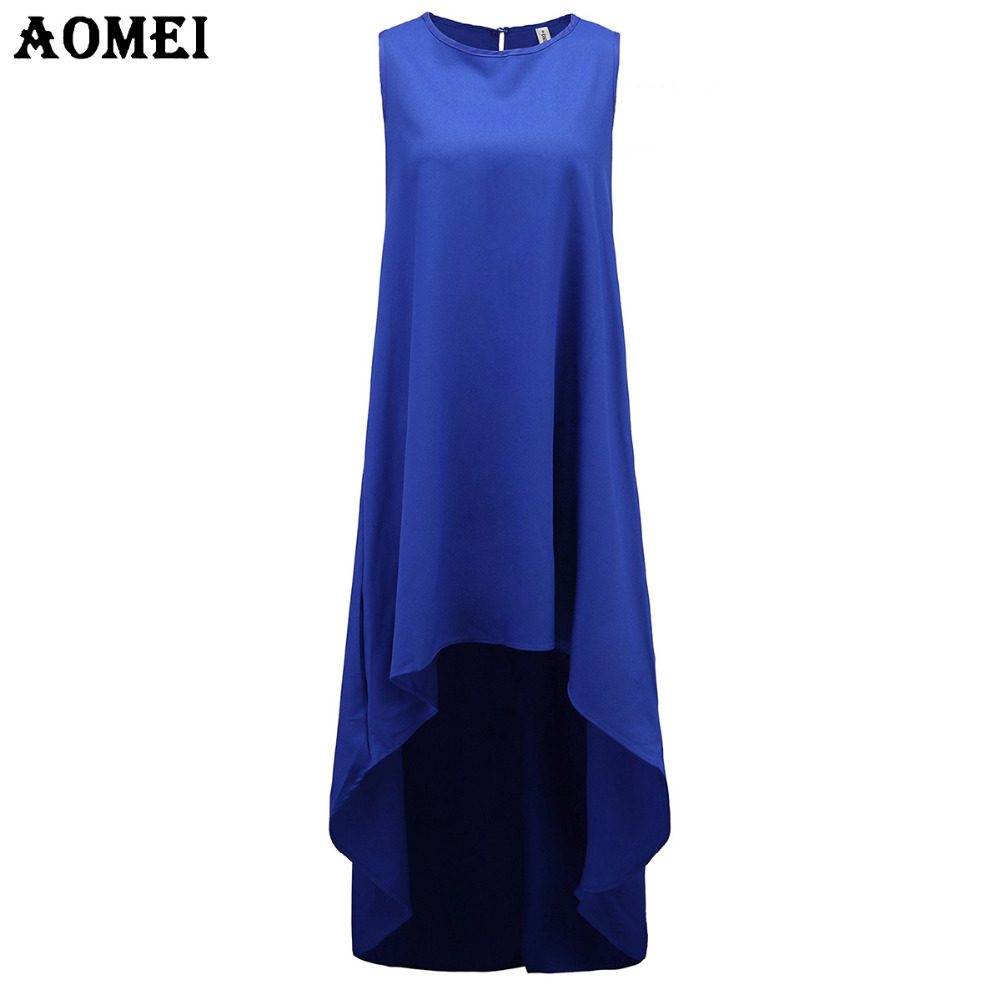 S-M-3XL-5XL-Women-Summer-Bohemian-White-Irregular-Beach-Dress-Loose-Flare-Tunic-Female-Sleeveless-Be-32364046088