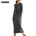 SCUWLINEN-Vestido-Linen-Maxi-Casual-Dress-2017-Spring-Pullover-Long-sleeve-Loose-Plus-Size-Women-Dre-32266058043