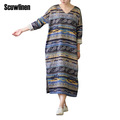 SCUWLINEN-Vestido-Linen-Maxi-Casual-Dress-2017-Spring-Pullover-Long-sleeve-Loose-Plus-Size-Women-Dre-32266058043