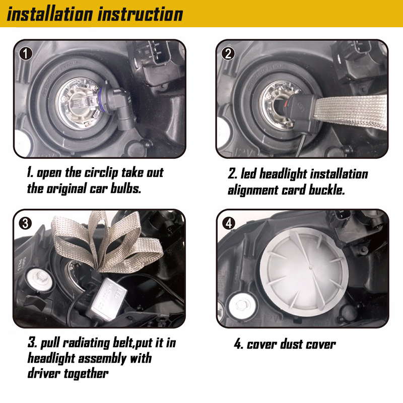 SEALIGHT-70W-8000LM-6000K-12V-Auto-Car-LED-Headlight-H4-H1-H7-H8-H11-9005-HB2-HB3-9003-Hi-Lo-Beam-H4-32715687970