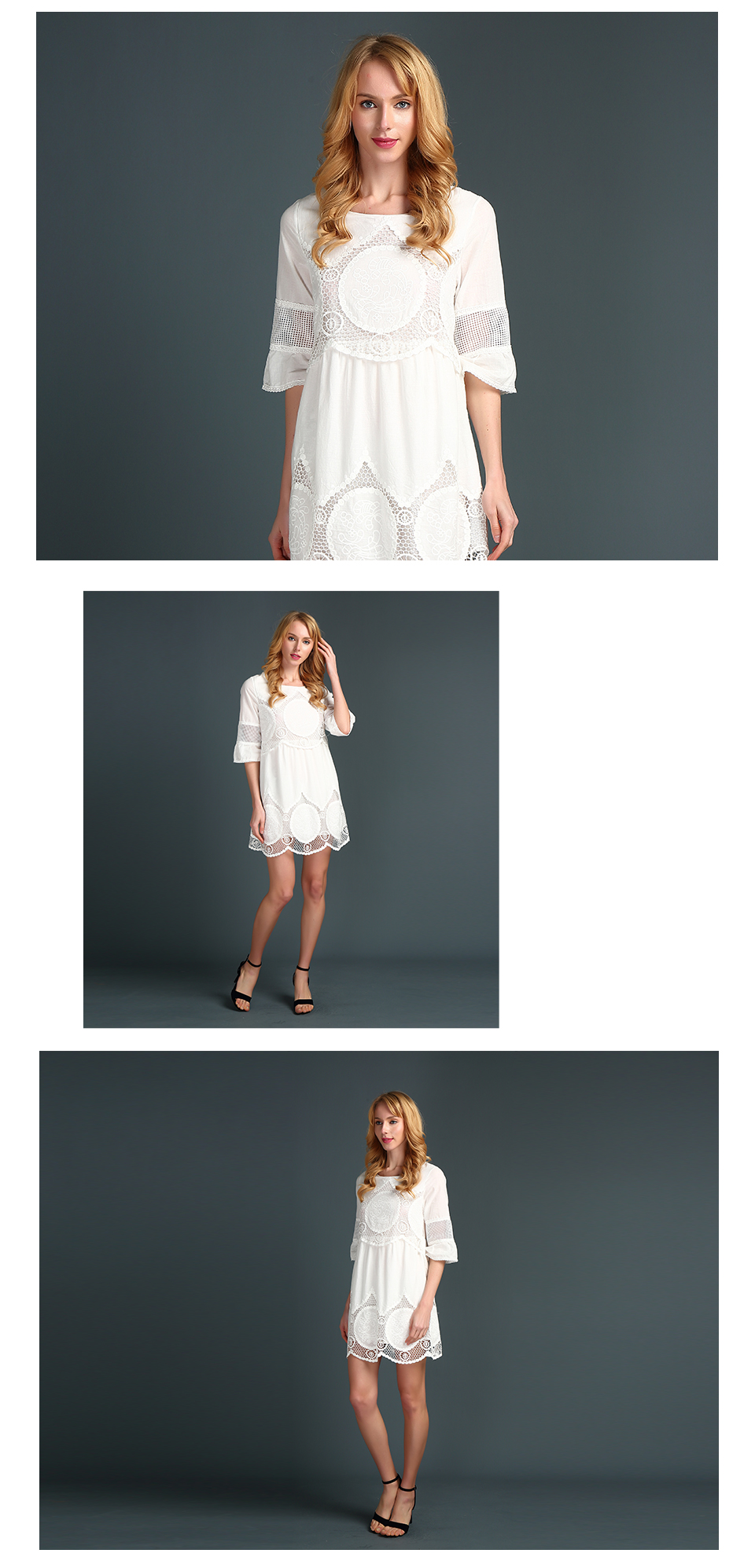 SFLAVOR-Women-plus-size-L---6XL-Women-Summer--Dress--Half-sleeve-lace-patchwork-loose-Vestidos-Hot-S-32670889846