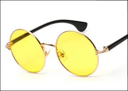 SHAUNA-Vintage-Women-Steampunk-Retro-Coating-Men-Round-Sunglasses-Brand-Designer-Punk-Sun-Glasses-UV-32405596095