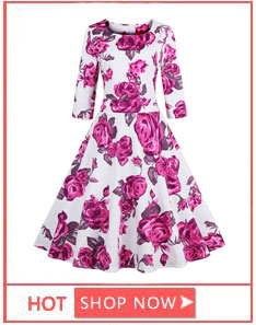 SISHION-100-Cotton-Halter-Rockabilly-Summer-50s-60s-Retro-Vintage-Dresses-Floral-Print-Swing-Housewi-32396512528