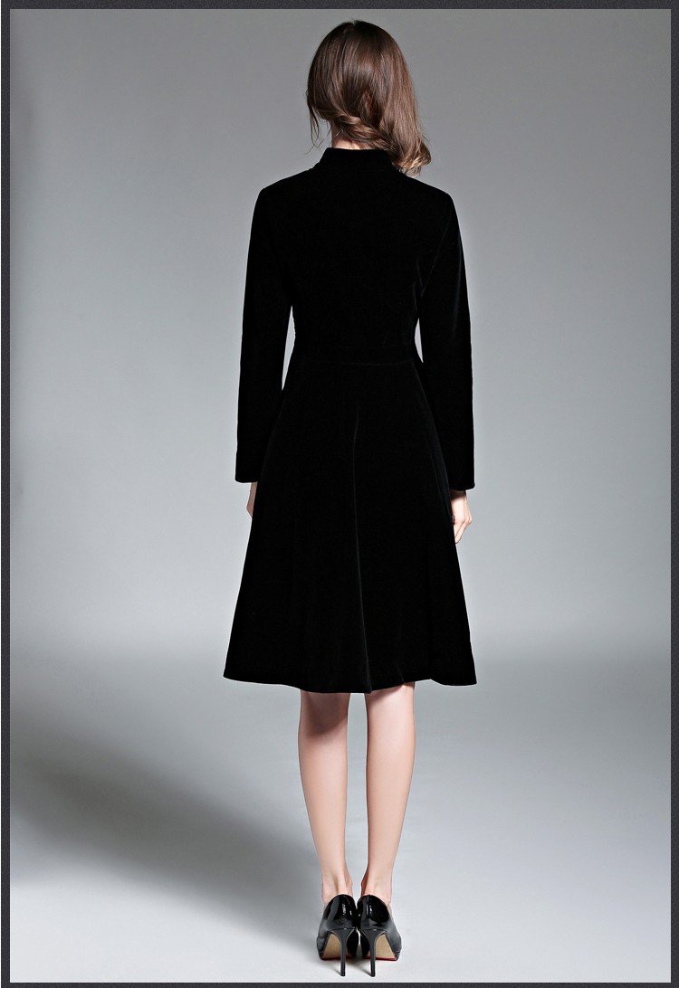 SMTHMA-2017--Autumn-and-winter-Runway-Velvet-Retro--fashion-elegant-self-cultivation-dress-32759655403