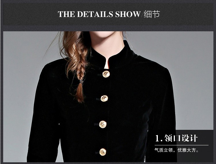 SMTHMA-2017--Autumn-and-winter-Runway-Velvet-Retro--fashion-elegant-self-cultivation-dress-32759655403