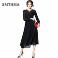SMTHMA-2018-Spring-Runway-Designer-Dress-Women39s-High-Quality-Elegant-sleeveless--Black-Red--Irregu-32674029284