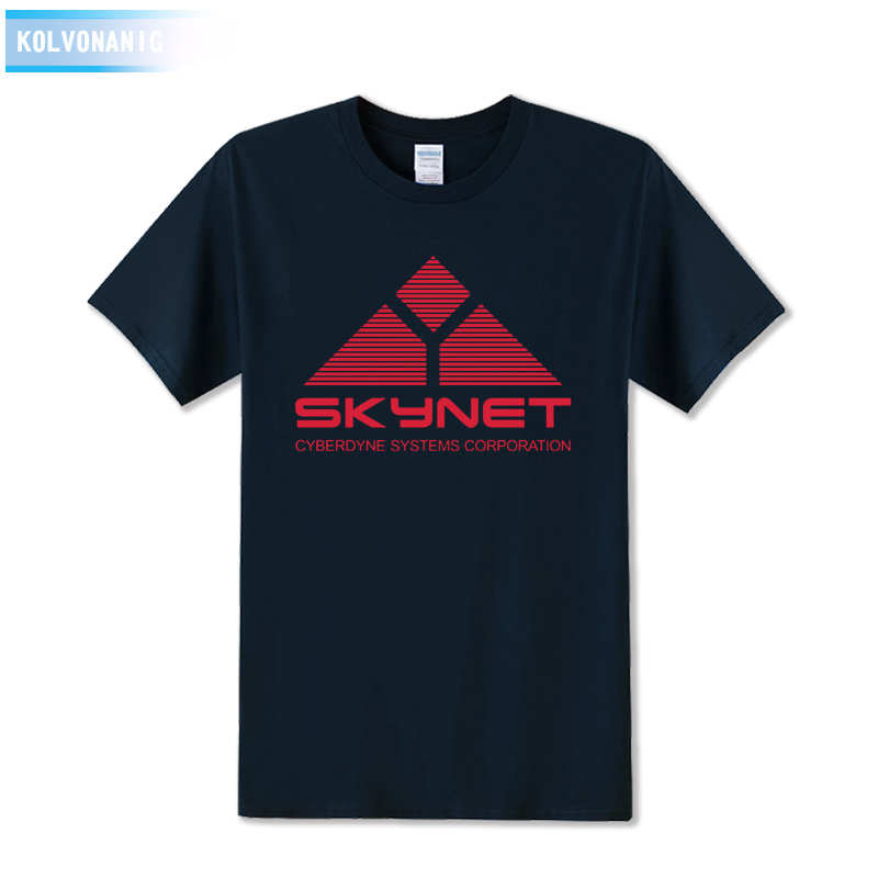 Science-Fiction-Film-Skynet-Cyberdyne-Systems-Terminator-Printed-T-Shirt-Tee-Shirts-Cool-Tops-Park-T-32784859443