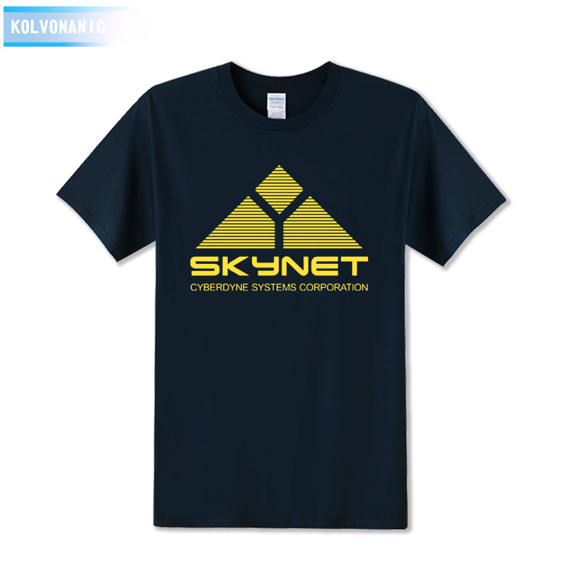 Science-Fiction-Film-Skynet-Cyberdyne-Systems-Terminator-Printed-T-Shirt-Tee-Shirts-Cool-Tops-Park-T-32784859443