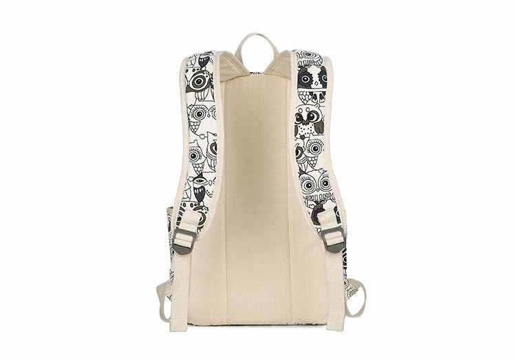 Set-Backpack-Women-Animal-Owl-Printing-Backpack-Canvas-Bookbags-School-Backpacks-Bags-for-Teenage-gi-32710627080