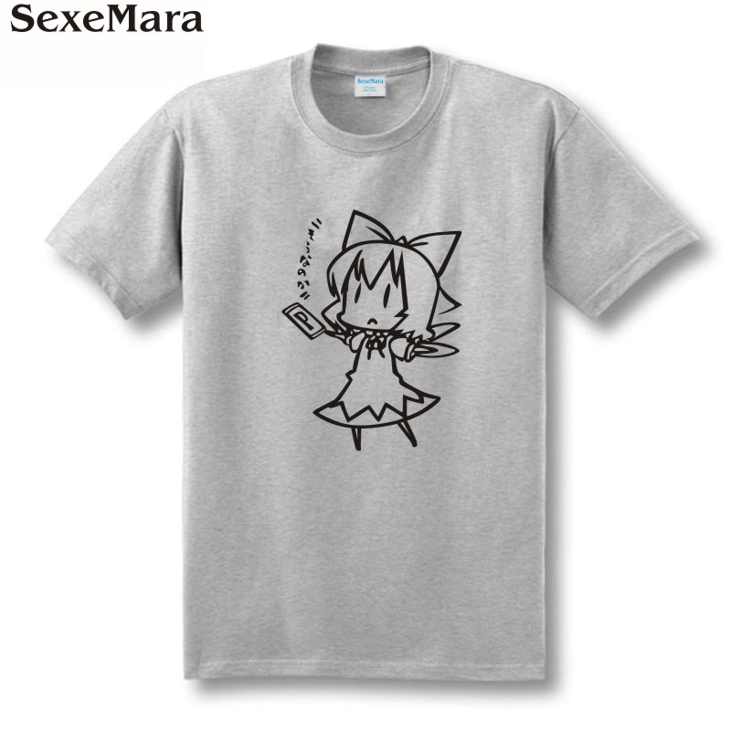 SexeMara-free-shipping-line-drawing-Touhou-Project-Cirno-ZUNSOFT-ZUN-sitcoms-couple-clothes-man-men--32246185838