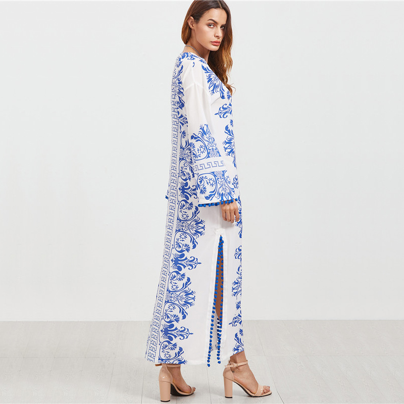 SheIn-Ladies-Spring-Dresses-2017-Blue-and-White-Vintage-Print-Boho-Dress-Deep-V-Neck-Long-Sleeve-Pom-32793364847