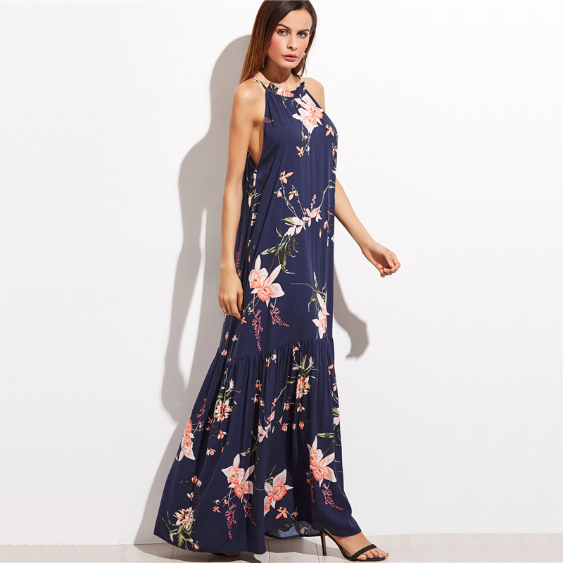 SheIn-Maxi-Dresses-Long-Womens-Dresses-New-Arrival-2017-Boho-Summer-Beach-Navy-Floral-Print-Halter-R-32789594656