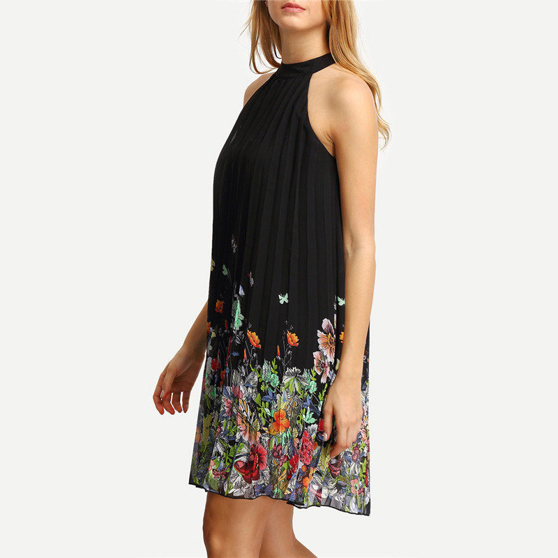 SheIn-New-Woman-Dress-2016-Summer-Black-Round-Neck-Sleeveless-Womens-Casual-Clothing-Floral-Print-Cu-32660828343