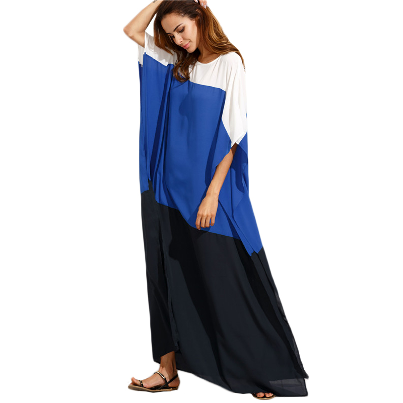 SheIn-Summer-Beach-Dresses-Casual-Women-Loose-Dress-Multicolor-Round-Neck-Half-Sleeve-Color-Block-Sp-32789332259