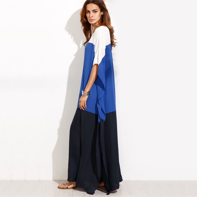 SheIn-Summer-Beach-Dresses-Casual-Women-Loose-Dress-Multicolor-Round-Neck-Half-Sleeve-Color-Block-Sp-32789332259