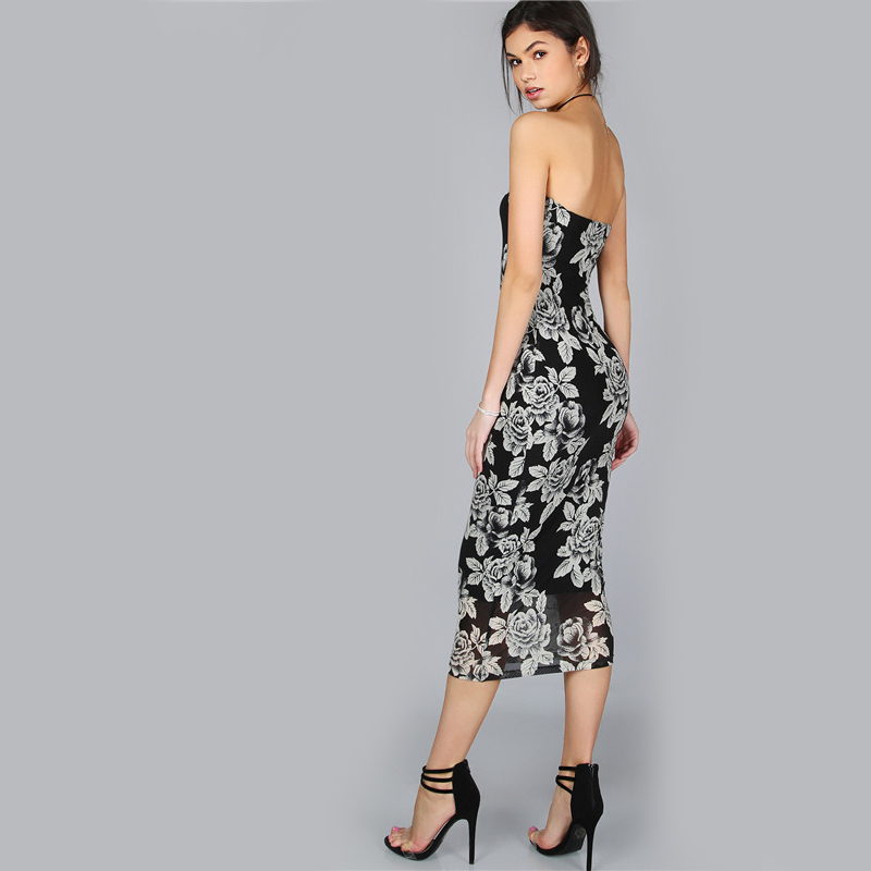 SheIn-Women-Summer-Black-Flower-Print-Bandeau-Midi-Dress-Sexy-Club-Dress-2017-Strapless-Sleeveless-E-32797469684