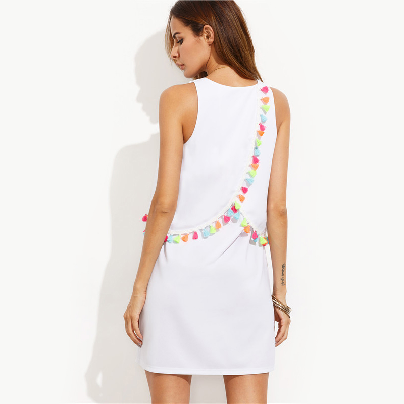 SheIn-Womens-Boho-Dresses-New-Arrival-Women-Clothing-Ladies-Summer-White-Tassel-Trim-Round-Neck-Slee-32787685242