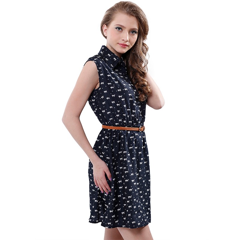 Softu-Hot-Sale-Women39s-Fashion-Summer-Casual-Shirts-Dress-Sleeveless-Tank-Knee-Length-A-Line-Dress--32644828502