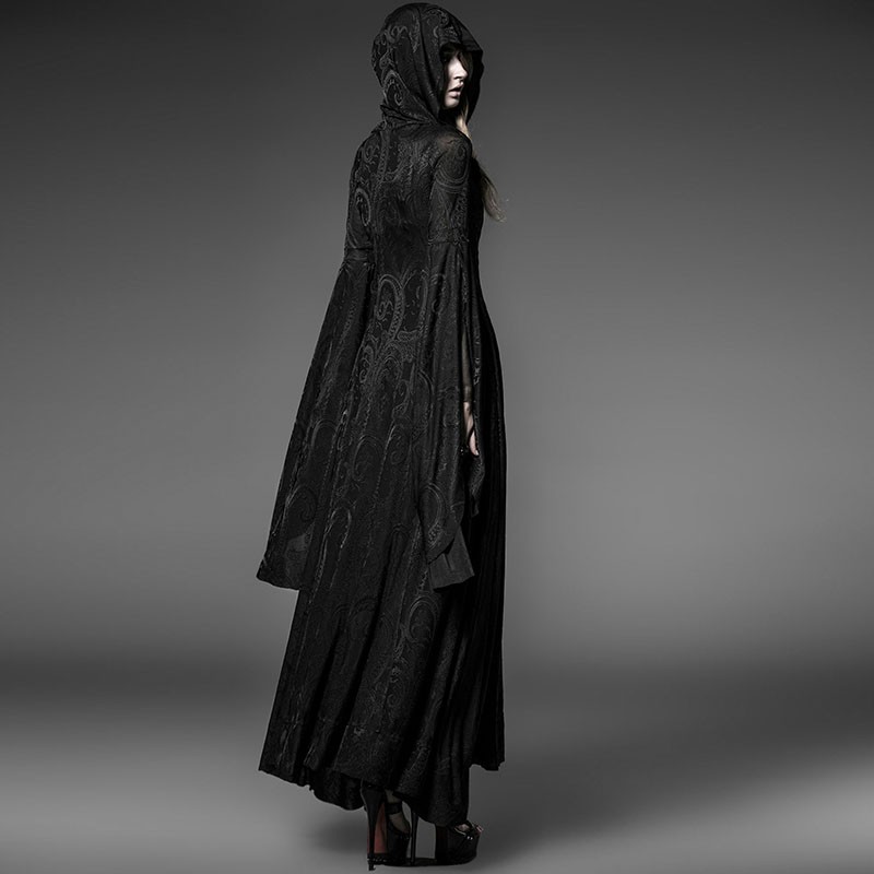 Steampunk-knitting-jacquard-vintage-famale-gothic-long-hooded-dress-cultivate-one39s-morality-show-t-32575881245