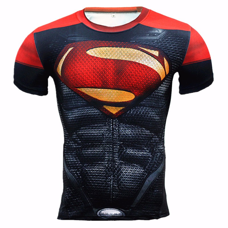 Summer-2016-Latest-Men39s-Compression-Shirt-Fitness-Superman-Punisher-3D-T-Shirt-Men-Bodybuilding-Ba-32658373206