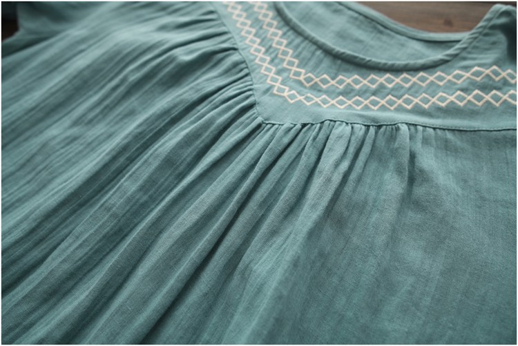 Summer-Dress-Blue-Color-Half-Sleeve-O-Neck-Cotton-Dress-Casual-Loose-Loose-Waist-Vintage-Women-Dress-32695645523