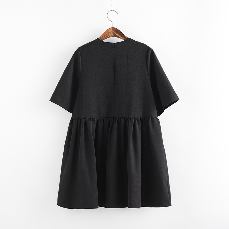 Summer-Solid-Color-Black-Vintage-Darkness-Lolita-Sweet-Basic-O-neck-Japan-Fashion-Mori-girls-dress-W-32718781550