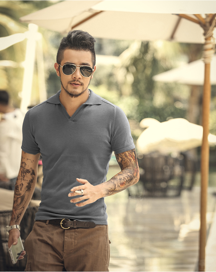 Summer-men-tops-tees-Short-Sleeve-polo-Shirt-men-Knit-polo-shirt-slim-Brand-cotton-Men39s-Casual-Shi-32613435570