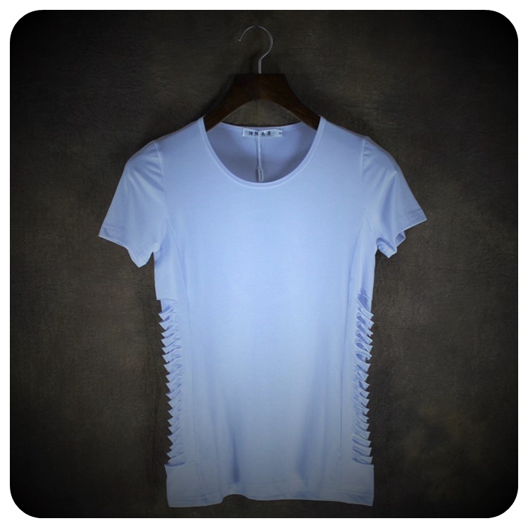Summer-new-round-collar-hole-cultivate-one39s-morality-leisure-pure-color-big-yards-short-sleeve-T-s-32359163210
